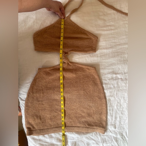 Isalis Knit Mini Halter Dress - Picture 6 of 6